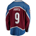 C.Avalanche #9 Zach Parise Supporters Home Premier Breakaway Player Jersey - Maroon Stitched American Hockey Jerseys
