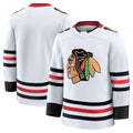 C.Blackhawks Supporters Away Premium Jersey - White Stitched American Hockey Jerseys
