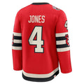 C.Blackhawks #4 Seth Jones Supporters 2025 Winter Classic Premium Player Jersey - Red Stitched American Hockey Jerseys