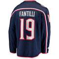 C.Blue Jackets #19 Adam Fantilli Supporters Home Premier Breakaway Player Jersey - Navy Stitched American Hockey Jerseys