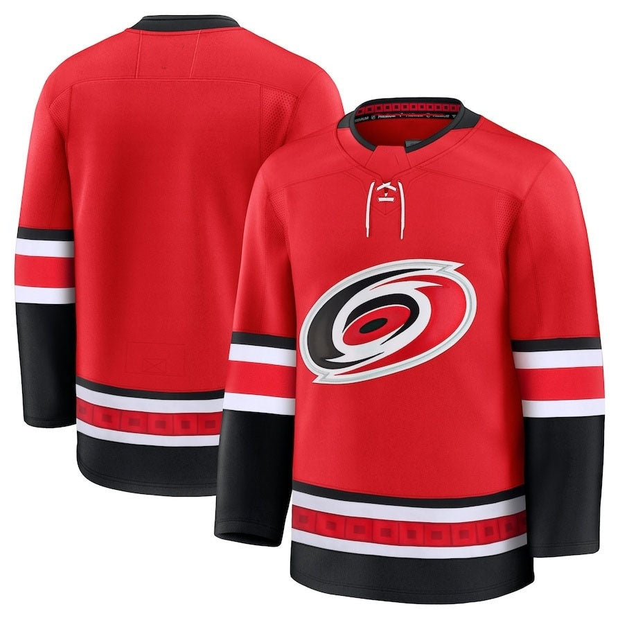 C.Hurricanes Supporters Alternate Premium Jersey - Red Stitched American Hockey Jerseys