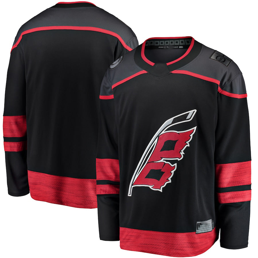 C.Hurricanes Supporters Branded Alternate Breakaway Jersey Black Stitched American Hockey Jerseys