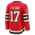 C.Blackhawks #17 Nick Foligno Supporters 2025 Winter Classic Premium Player Jersey - Red Stitched American Hockey Jerseys