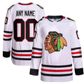 Custom C.Blackhawks Away Primegreen Authentic Pro Jersey White Stitched American Hockey Jerseys