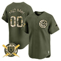 Custom Chicago Cubs Armed Forces Day Vapor Premier Limited¨C All Stitched Baseball Jersey