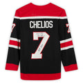 C.Blackhawks #7 Chris Chelios Supporters Authentic Autographed 2020-21 Reverse Retro with HOF 2013 Inscription Hockey Jerseys