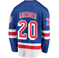 NY.Rangers #20 Chris Kreider Supporters Branded Home Breakaway Player Jersey Blue Blue Stitched American Hockey Jerseys