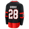 O.Senators #28 Claude Giroux Supporters Branded Home Premier Breakaway Player Jersey Black Stitched American Hockey Jerseys