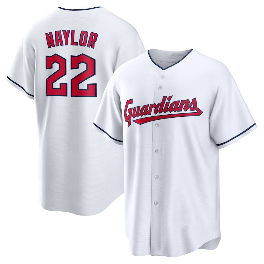 Cleveland Guardians #22 Josh Naylor Home Replica Jersey - White American Football Jerseys