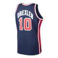 P.Trail Blazers #10 Clyde Drexler Basketball Mitchell & Ness Home 1992 Dream Team Authentic Jersey Navy Stitched American Basketball Jersey