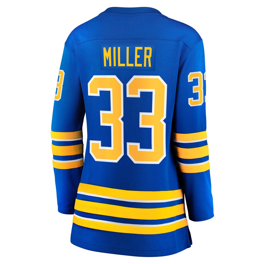 B.Sabres #33 Colin Miller Supporters Branded Home Breakaway Player Jersey Royal Stitched American Hockey Jerseys
