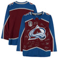 C.Avalanche Supporters Authentic Multi-Signed 2022 Stanley Cup Champions with Multiple Signatures - Limited Edition of 100 Hockey Jerseys
