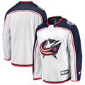 C.Blue Jackets Supporters Branded Breakaway Away Jersey White Stitched American Hockey Jerseys