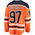 E.Oilers #97 Connor McDavid Supporters Branded Breakaway Player Jersey Orange Stitched American Hockey Jerseys