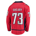 W.Capitals #73 Conor Sheary Supporters Branded Home Breakaway Player Jersey Red Stitched American Hockey Jerseys