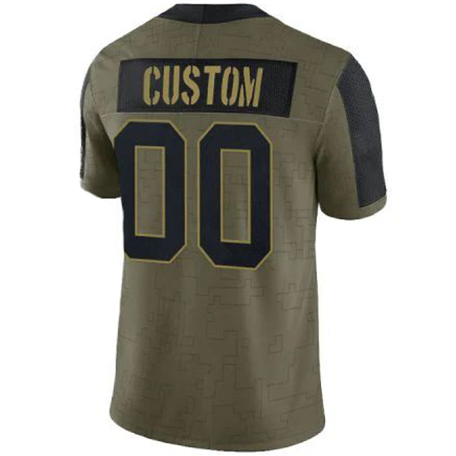 Custom A.Cardinals Olive Salute To Service Limited Jerseys
