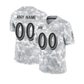 Custom B.Ravens Arctic Camo 2024 Salute To Service Limited Jerseys