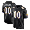 Custom B.Ravens Black Vapor F.U.S.E. Limited Football Jersey