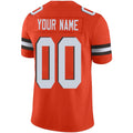 Custom C.Browns  Personalize Birthday Gifts Orange Jersey Stitched American Football Jerseys