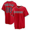 Custom Cleveland Guardians Alternate Replica 2.0 Jersey - Red Stitched Baseball Jerseys