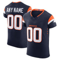 Custom D.Broncos Navy Alternate Vapor F.U.S.E. Elite Stitched Football Jersey