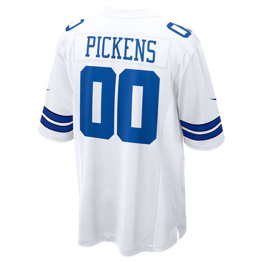 D.Cowboys #00 George Pickens White Game American Football Jersey