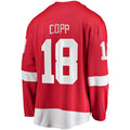 D.Red Wings #18 Andrew Copp Supporters Home Breakaway Player Jersey - Red Stitched American Hockey Jerseys