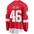 D.Red Wings #46 Jeff Petry Supporters Home Breakaway Jersey - Red Stitched American Hockey Jerseys