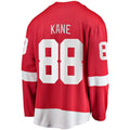 D.Red Wings #88 Patrick Kane Supporters Home Breakaway Player Jersey - Red Stitched American Hockey Jerseys