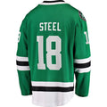 D.Stars #18 Sam Steel Supporters Home Breakaway Jersey - Kelly Green Stitched American Hockey Jerseys