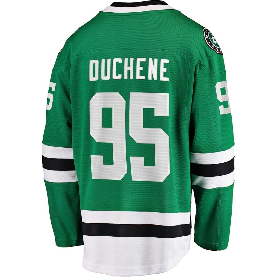 D.Stars #95 Matt Duchene Supporters Home Breakaway Player Jersey - Kelly Green Stitched American Hockey Jerseys