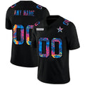 D.Cowboys Custom Black Crucial Catch Vapor Limited Jersey Stitched American Football Jerseys