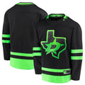 D.Stars Supporters Branded 2020-21 Alternate Premier Breakaway Jersey Black Stitched American Hockey Jerseys