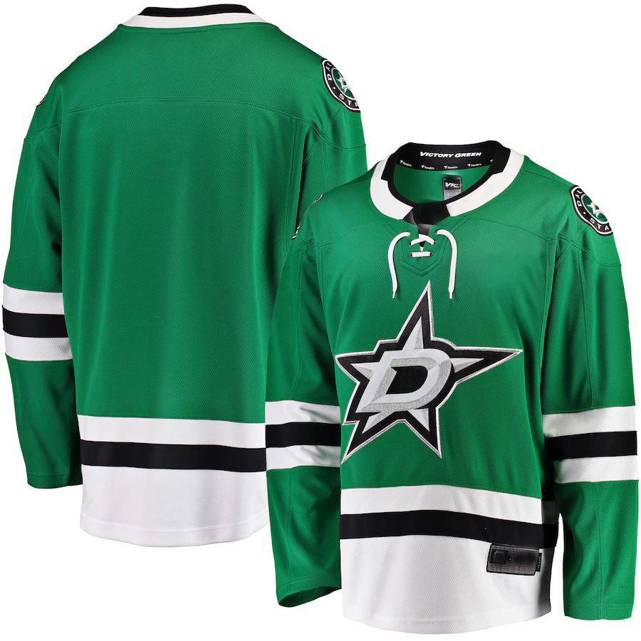 D.Stars Supporters Branded Breakaway Home Jersey Green Stitched American Hockey Jerseys