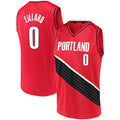P.Trail Blazers #0 Damian Lillard Fanatics Branded 2020-21 Fast Break Replica Jersey Statement Edition  Red Stitched American Basketball Jersey