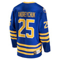B.Sabres #25 Dave Andreychuk Supporters Branded Breakaway Retired Player Jersey Royal Stitched American Hockey Jerseys