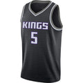 S.Kings #5 De'Aaron Fox Jordan Brand  Swingman Jersey Statement Edition Black Statement Edition Stitched American Basketball Jersey