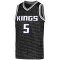 S.Kings #5 De'Aaron Fox Jordan Brand  Swingman Player Jersey Statement Edition Black Statement Edition Stitched American Basketball Jersey