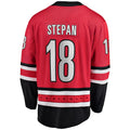 C.Hurricanes #18 Derek Stepan Supporters Branded Home Breakaway Player Jersey Red Stitched American Hockey Jerseys