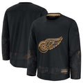 D.Red Wings Supporters 2024 Military Appreciation Practice Jersey - Black Stitched American Hockey Jerseys