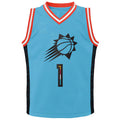 P.Suns #1 Devin Booker Toddler 2022-23 Replica Jersey  City Edition Teal Association Edition Stitched American Basketball Jersey