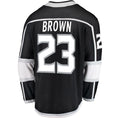 LA.Kings #23 Dustin Brown Supporters Branded Breakaway Player Jersey  Black Stitched American Hockey Jerseys