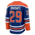 E.Oilers #29 Leon Draisaitl Supporters Home Premium Jersey - Royal Stitched American Hockey Jerseys