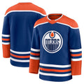 E.Oilers Supporters Home Premium Jersey - Royal Stitched American Hockey Jerseys