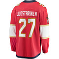 F.Panthers #27 Eetu Luostarinen Supporters Branded Home Breakaway Player Jersey  Red Stitched American Hockey Jerseys