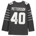 V.Canucks #40 Elias Pettersson Supporters Authentic Autographed Gray 2020 All-Star Jersey Stitched American Hockey Jerseys