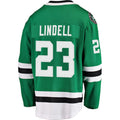 D.Stars #23 Esa Lindell Supporters Branded Breakaway Jersey  Kelly Green Stitched American Hockey Jerseys