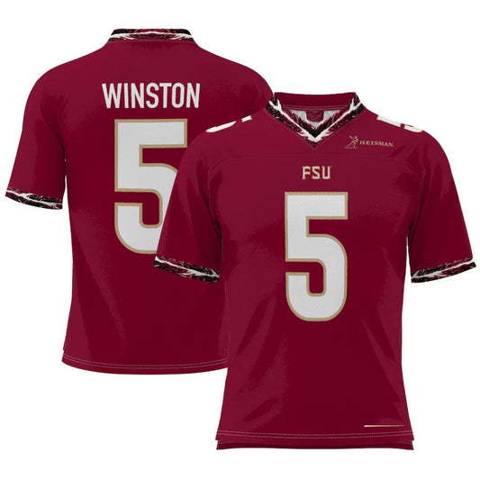 F.State Seminoles #5 Jameis Winston GameDay Greats Heisman Football Jersey ¨C Garnet American College Jerseys