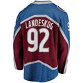 C.Avalanche #92 Gabriel Landeskog Supporters Branded Breakaway Player Jersey  Burgundy Stitched American Hockey Jerseys