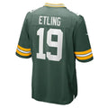 GB.Packers #19 Danny Etling Green Game Player Jersey Stitched American Football Jerseys
